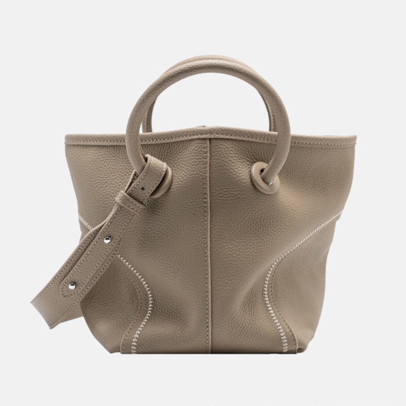 Vintage Fashion Market - Echt leer dames nieuwe handtas zachte