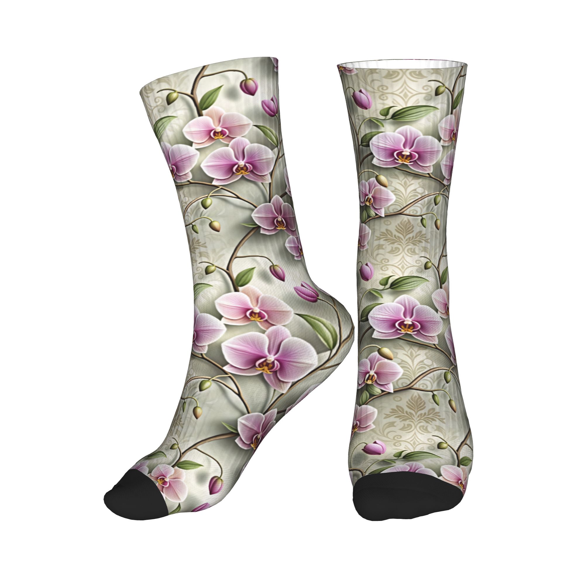 Vintage Fashion For Men - Vintage neutrale 3D reliëf lavendel orchidee