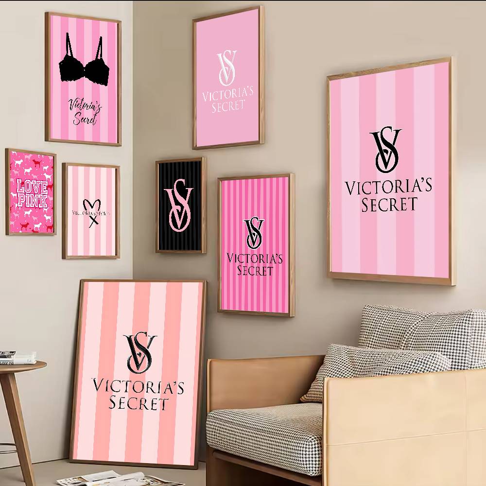 Vintage Fashion Prints For Wall - V-Victorias-Fashion-S-Secret Vintage posters Kleverige whitepaper-prints Posters