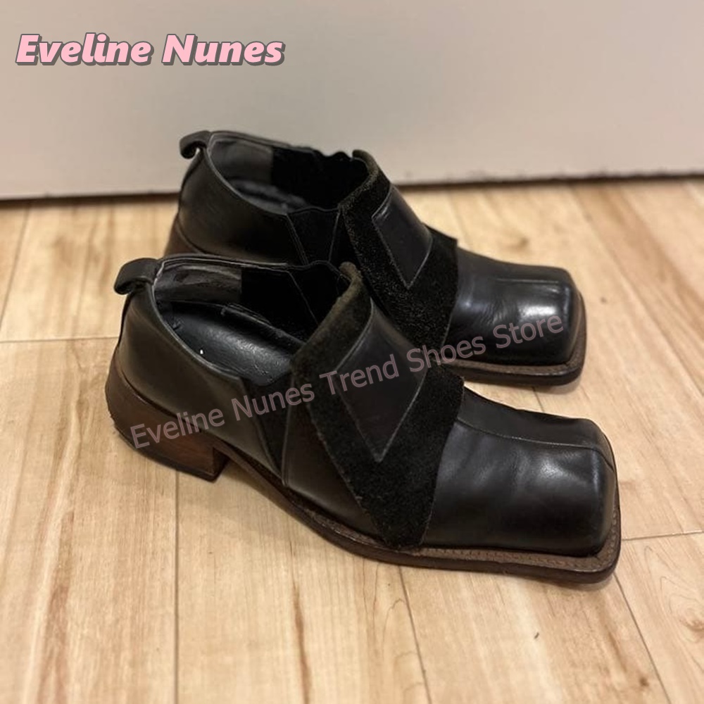 Vintage Fashion Women Dresses - Dames Retro Vierkante Teen Mode Pumps