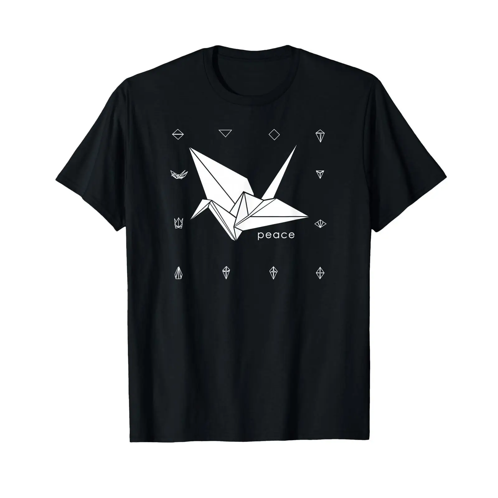 Vintage Fashion For Men - Peace Origami Crane Japanse T-shirt vintage