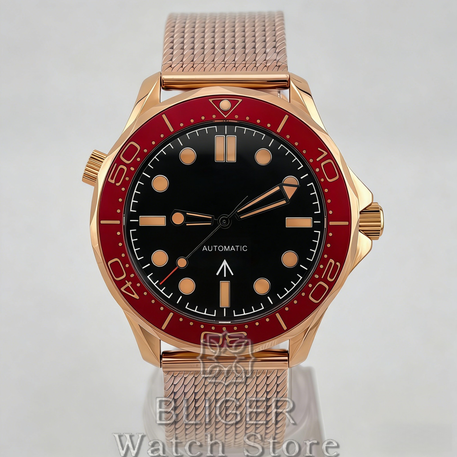 Vintage Fashion Complete - BLIGER Vintage Brons Rose Gold 41mm