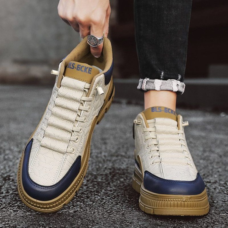 Vintage Fashion For Men - Instapper Platform Herenlaarzen Lente Herfst Aanbieding