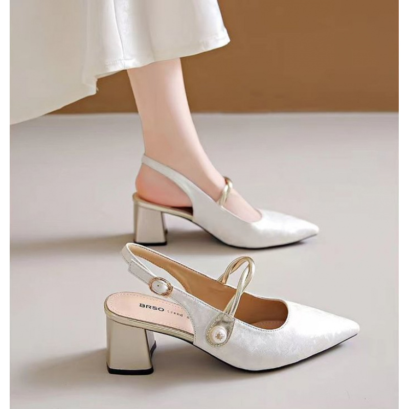 Vintage Fashion Women Dresses - Elegante dames sandalen met spitse neus,