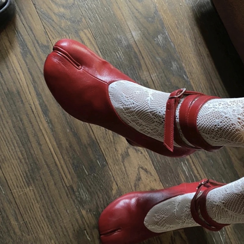 Vintage Fashion Women Dresses - 2026 Vintage Lente Mode Split Toe