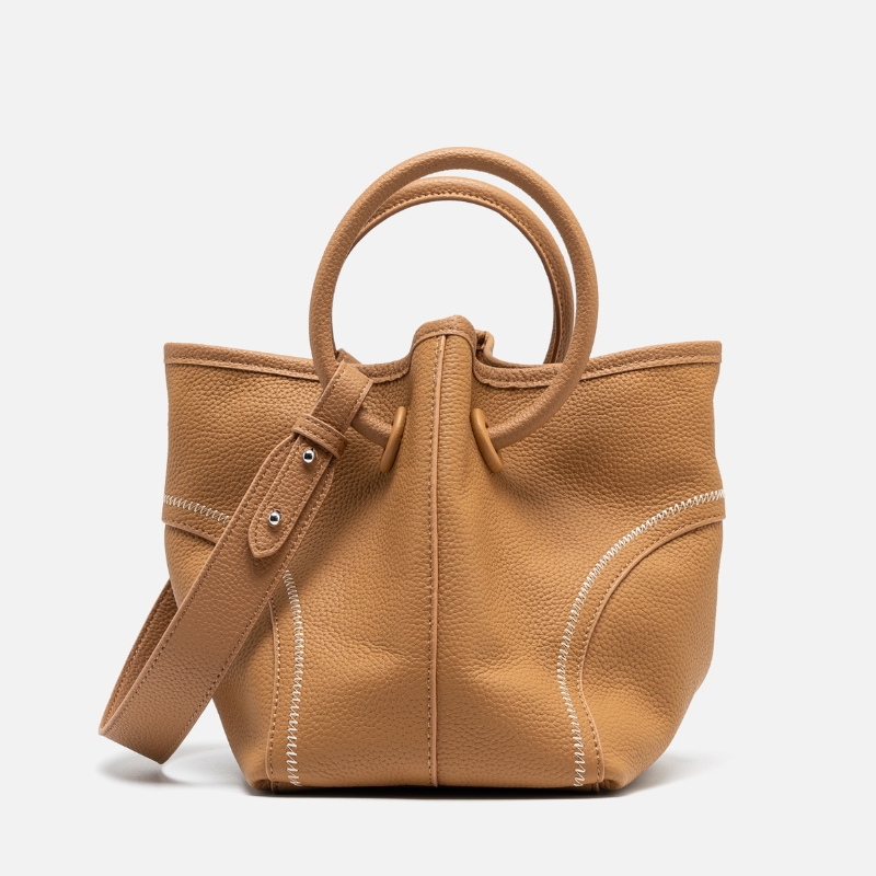 Echt leer dames nieuwe handtas - Vintage Fashion Market recensie en prijs