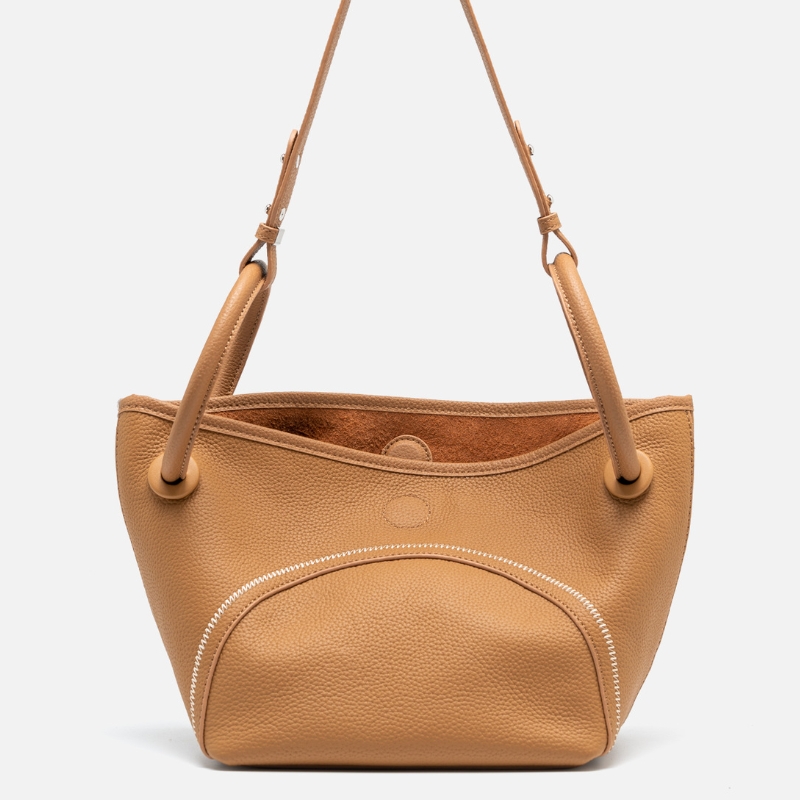 Echt leer dames nieuwe handtas - Vintage Fashion Market recensie en prijs