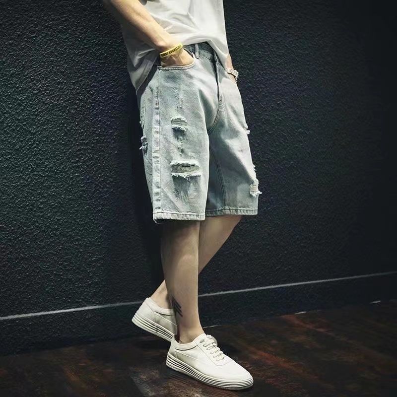 Edgy Cool gescheurde denimshor - Vintage Fashion Hong Kong recensie en prijs