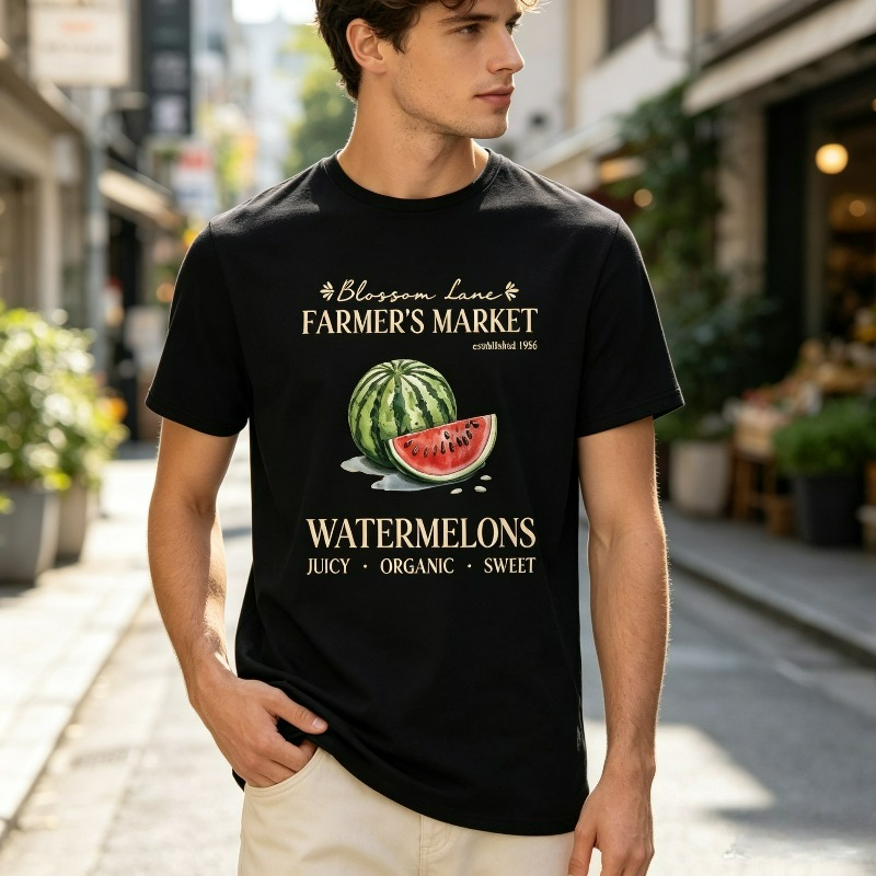 Watermelon Farmer Market T-shi - Vintage Fashion Market recensie en prijs