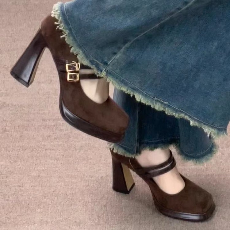 Vintage dikke hoge Mary Jane s - Vintage Fashion Women Dresses recensie en prijs