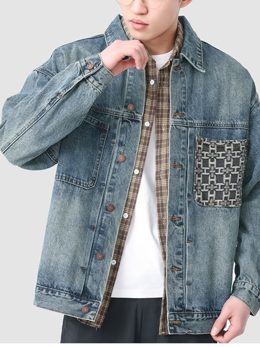 Vintage borduurwerk zak denim  - Vintage Fashion Hong Kong recensie en prijs