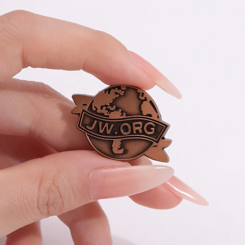 Retro Aarde Broche JW.ORG Emai - Vintage Fashion Org recensie en prijs