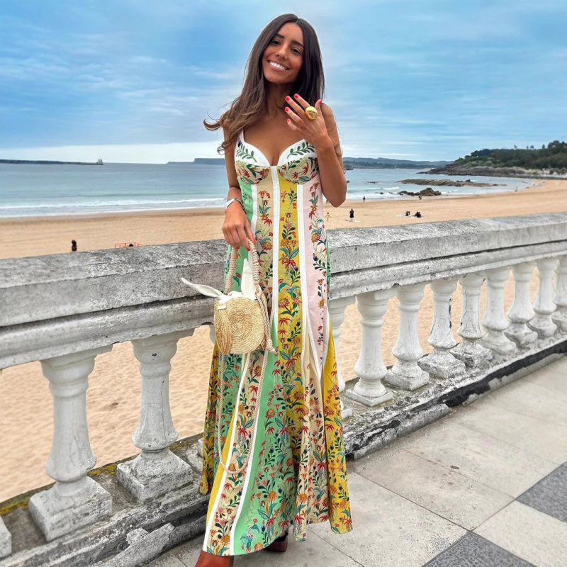 Mode Elegante Vrouwen Mouwloze - Vintage Fashion Women Dresses recensie en prijs