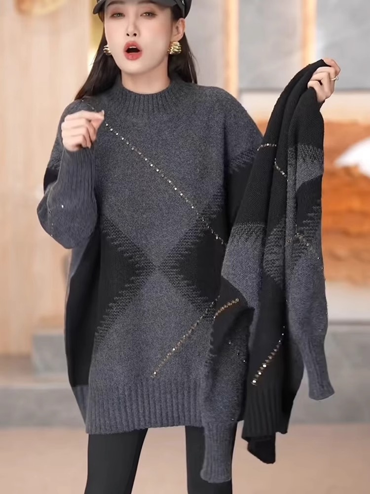 Wintergebreide trui voor dames - Vintage Fashion Hong Kong recensie en prijs
