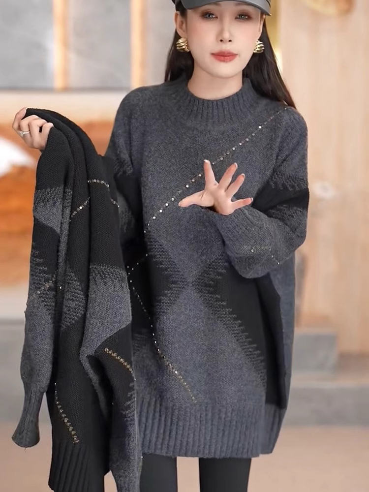 Wintergebreide trui voor dames - Vintage Fashion Hong Kong recensie en prijs