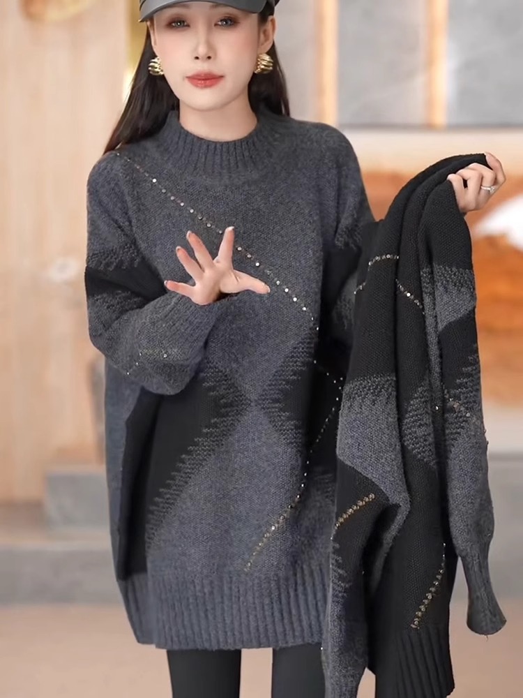 Wintergebreide trui voor dames - Vintage Fashion Hong Kong recensie en prijs