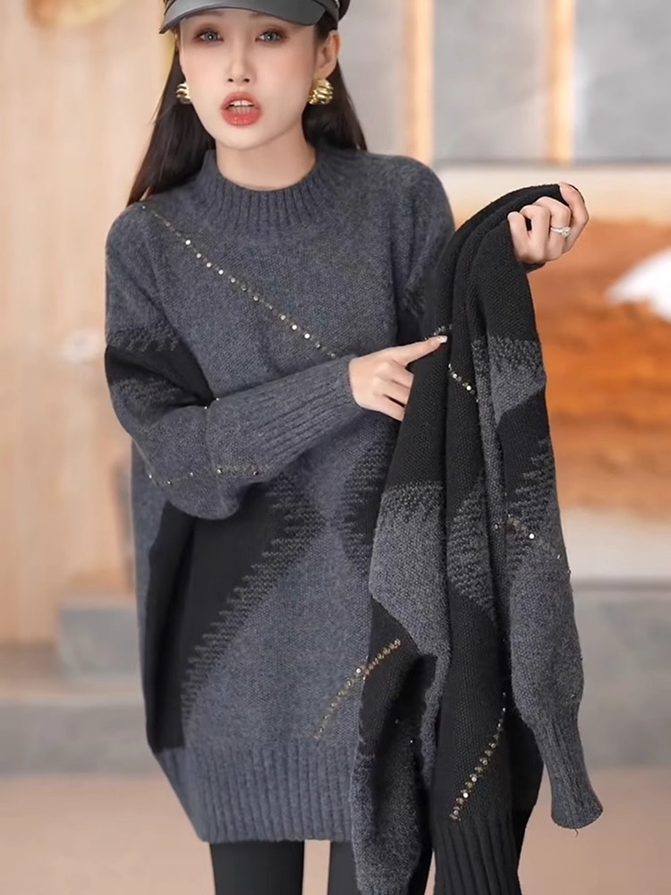 Wintergebreide trui voor dames - Vintage Fashion Hong Kong recensie en prijs