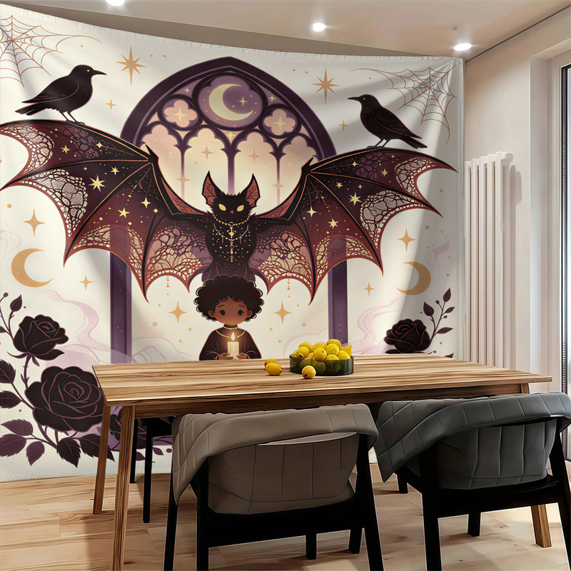 Gotisch Halloween Wandkleed Vi - Vintage Fashion Prints For Wall recensie en prijs
