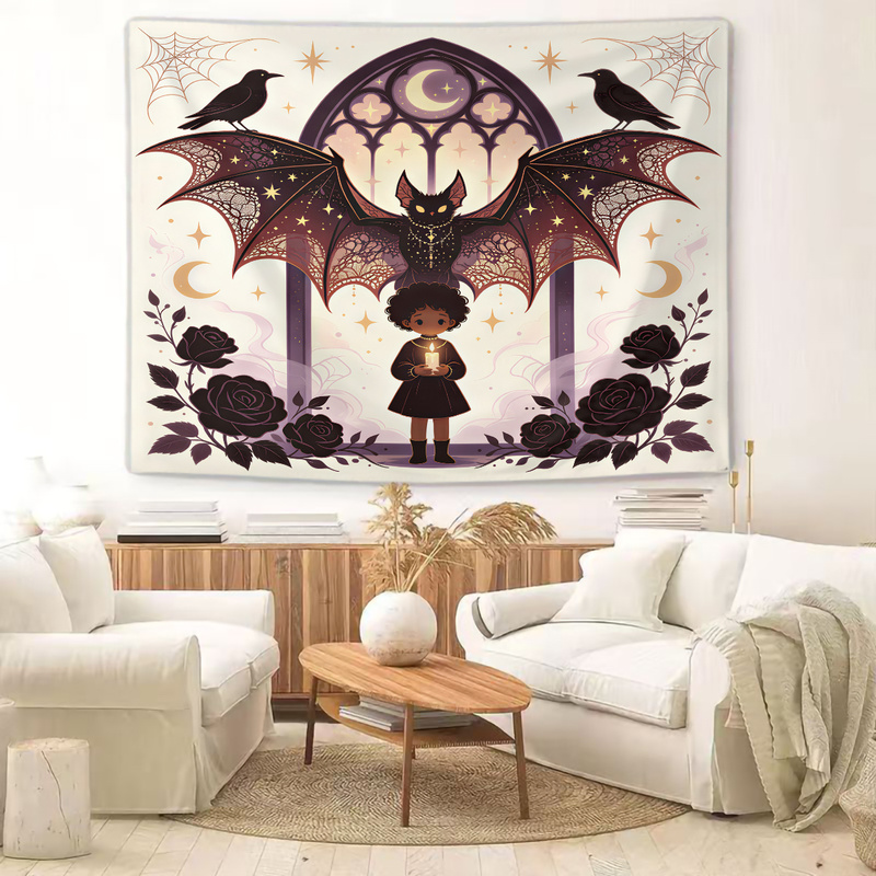 Gotisch Halloween Wandkleed Vi - Vintage Fashion Prints For Wall recensie en prijs
