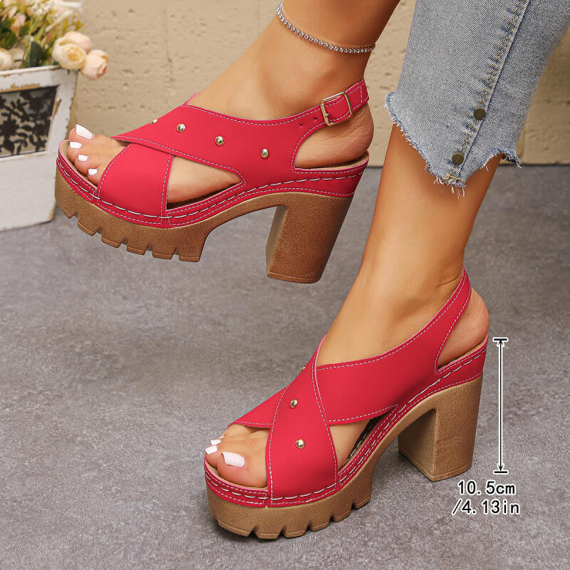 Vintage Super Hoge Hak Cross S - Vintage Fashion Women Dresses recensie en prijs
